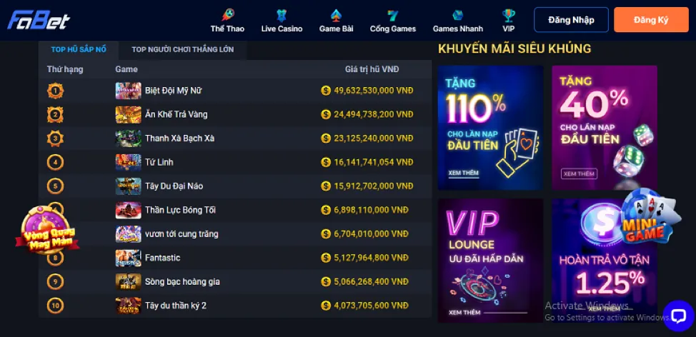 Trình bày các tính năng ứng dụng vip79 casino